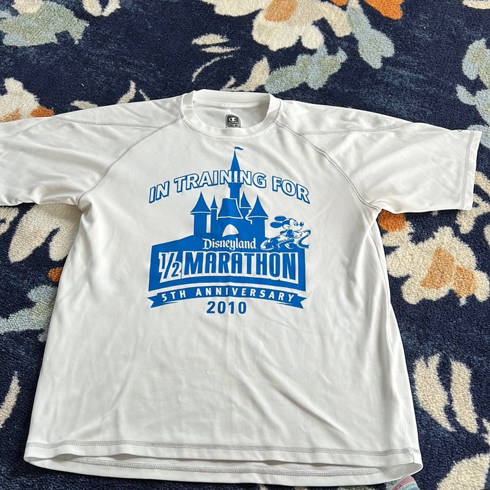 RunDisney Disneyland 2010 1/2 Marathon Training Shirt